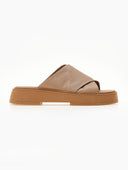 Σανδάλια flatforms δερμάτινα crossover Iris Sandals