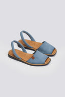 Σανδάλια δερμάτινα Lola Almagro - Μπλε jean - thefashionproject.gr - Lola Almagro - 24017024002
