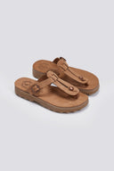 Σανδάλια δερμάτινα με άνοιγμα MIRABELLA FANTASY SANDALS