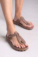 Σανδάλια δερμάτινα με άνοιγμα MIRABELLA FANTASY SANDALS