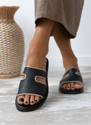 Σανδάλια δερμάτινα με ανοίγματα Iris Sandals