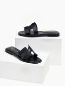 Σανδάλια δερμάτινα με ανοίγματα Iris Sandals 