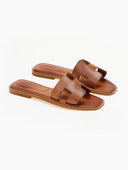 Σανδάλια δερμάτινα με ανοίγματα Iris Sandals 