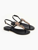 Σανδάλια δερμάτινα με αστερία Iris Sandals