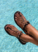 Σανδάλια δερμάτινα με αστερία Iris Sandals
