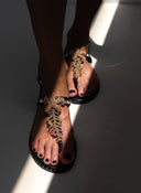 Σανδάλια δερμάτινα με αστερία Iris Sandals