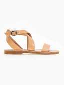 Σανδάλια δερμάτινα με crossover μπαρέτα Iris Sandals - Φυσικό - thefashionproject.gr - IRIS - 13076005002