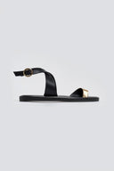 Σανδάλια δερμάτινα με δάκτυλο Iris Sandals - Μαύρο - thefashionproject.gr - IRIS - 24246002003