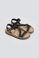 Σανδάλια δερμάτινα με δέσιμο EMMA FANTASY SANDALS