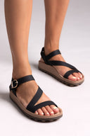 Σανδάλια δερμάτινα με δέσιμο EMMA FANTASY SANDALS