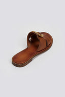Σανδάλια δερμάτινα με διακοσμητικό Iris Sandals - Ταμπά - thefashionproject.gr - IRIS - 24215007003