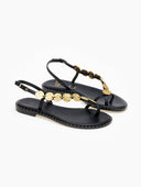 Σανδάλια δερμάτινα με διακοσμητικό Iris Sandals