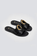 Σανδάλια δερμάτινα με διακοσμητικό Iris Sandals