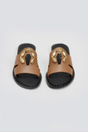 Σανδάλια δερμάτινα με διακοσμητικό Iris Sandals