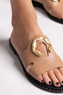Σανδάλια δερμάτινα με διακοσμητικό Iris Sandals