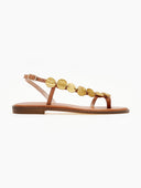 Σανδάλια δερμάτινα με διακοσμητικό Iris Sandals