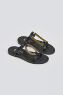 Σανδάλια δερμάτινα με γεωμετρικά σχήματα Iris Sandals