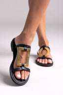 Σανδάλια δερμάτινα με γεωμετρικά σχήματα Iris Sandals