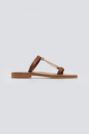 Σανδάλια δερμάτινα με γεωμετρικά σχήματα Iris Sandals