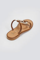 Σανδάλια δερμάτινα με γεωμετρικά σχήματα Iris Sandals