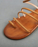 Σανδάλια δερμάτινα με λεπτά λουράκια Iris Sandals