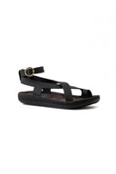 Σανδάλια δερμάτινα με μπαρέτα NICOLE FANTASY SANDALS - Μαύρο - thefashionproject.gr - FANTASY SANDALS
