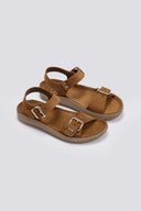 Σανδάλια δερμάτινα με μπαρέτα PANAGIOTA FANTASY SANDALS