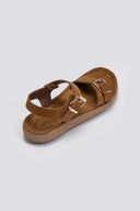 Σανδάλια δερμάτινα με μπαρέτα PANAGIOTA FANTASY SANDALS