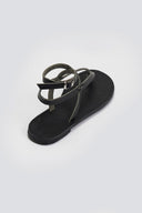 Σανδάλια δερμάτινα με μπαρέτα Tfp - Μαύρο - thefashionproject.gr - TFP - 24207002003