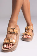 Σανδάλια δερμάτινα με pattern ADELITA FANTASY SANDALS