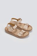Σανδάλια δερμάτινα με pattern PANAGIOTA FANTASY SANDALS