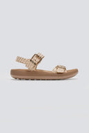 Σανδάλια δερμάτινα με pattern PANAGIOTA FANTASY SANDALS - Χαλκός - thefashionproject.gr - FANTASY SANDALS