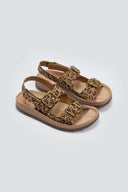 Σανδάλια δερμάτινα με print FABIOLA FANTASY SANDALS