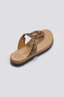 Σανδάλια δερμάτινα με print MIRABELLA FANTASY SANDALS