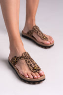 Σανδάλια δερμάτινα με print MIRABELLA FANTASY SANDALS