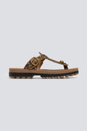 Σανδάλια δερμάτινα με print MIRABELLA FANTASY SANDALS - Leopard - thefashionproject.gr - FANTASY SANDALS - 23714032002