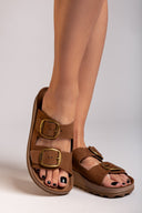 Σανδάλια δερμάτινα με τοκάδες DESPOINA FANTASY SANDALS