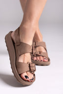 Σανδάλια δερμάτινα με τοκάδες FABIOLA FANTASY SANDALS
