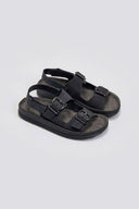 Σανδάλια δερμάτινα με τοκάδες FABIOLA FANTASY SANDALS - Μαύρο - thefashionproject.gr - FANTASY SANDALS