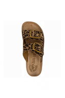 Σανδάλια δερμάτινα με τοκάδες και print DESPOINA FANTASY SANDALS