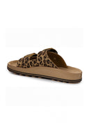 Σανδάλια δερμάτινα με τοκάδες και print DESPOINA FANTASY SANDALS