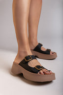 Σανδάλια δερμάτινα με τοκάδες ROCHELLE FANTASY SANDALS