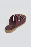 Σανδάλια δερμάτινα nubuck με τοκάδες TFP