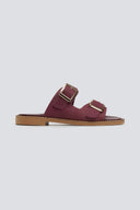 Σανδάλια δερμάτινα nubuck με τοκάδες TFP