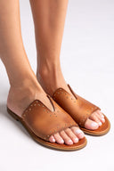 Σανδάλια δερμάτινα με τρουκς Iris Sandals