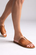 Σανδάλια δερμάτινα με τρουκς Iris Sandals