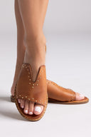 Σανδάλια δερμάτινα με τρουκς Iris Sandals