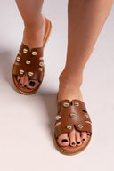 Σανδάλια δερμάτινα με τρουκς Ragazza 01032 - Ταμπά - thefashionproject.gr - RAGAZZA