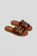 Σανδάλια δερμάτινα με τρουκς Ragazza 01032 - Ταμπά - thefashionproject.gr - RAGAZZA