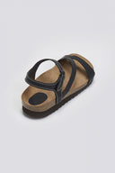 Σανδάλια δερμάτινα με velcro Interbios
